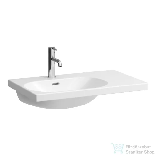 Laufen Lua 75x46 cm-es mosdó egy csaplyukkal,jobb oldali pulttal,LCC bevonattal,H8170864001041