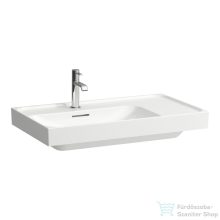  Laufen MEDA 80x46 cm-es falra/bútorra szerelhető mosdó,jobb oldali pulttal,LCC bevonattal,fehér H8171164001041
