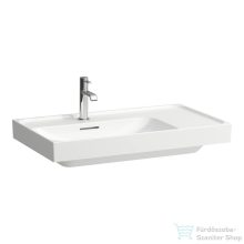   Laufen MEDA 80x46 cm-es falra/bútorra szerelhető mosdó,jobb oldali pulttal,matt fehér H8171167571041