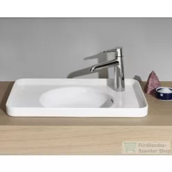   Laufen Val SaphirKeramik 55x36cm-es beültethető mosdó, 1 csaplyukkal jobb oldalon H8172810001061 ( 817281 )
