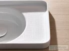 Laufen Val SaphirKeramik 55x36 cm-es beültethető mosdó csaplyuk nélkül,LCC Active bevonattal,fehér H817281A001091