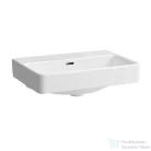 Laufen Pro S 55x38 cm-es csiszolt aljú mosdó csaplyuk nélkül,LCC bevonattal,fehér H8179584001091