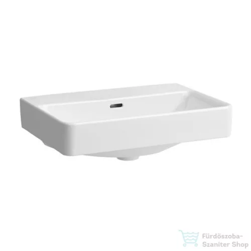 Laufen Pro S 55x38 cm-es csiszolt aljú mosdó csaplyuk nélkül,LCC bevonattal,fehér H8179584001091
