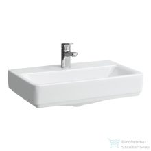   Laufen Pro S 55x38 cm-es csiszolt aljú mosdó túlfolyó nélkül,LCC bevonattal,fehér H8179584001561