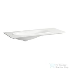   Laufen ILBAGNOALESSI 120x50 cm-es beépíthető mosdó kerámia leeresztő szeleppel,matt fehér H8179797571041