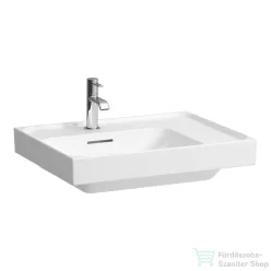   Laufen MEDA 60x46 cm-es csiszolt aljú mosdó jobb oldali polccal, fehér H8181110001041