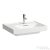 Laufen MEDA 60x46 cm-es csiszolt aljú mosdó bal oldali polccal, fehér H8181120001041