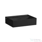 Laufen Kartell 45x34 cm-es csiszolt aljú mosdó 3 csaplyukkal,matt fekete H8183307161081