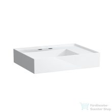   Laufen Kartell By Laufen 60x46 cm-es mosdó 2 csaplyukkal,matt fehér H8183347578151