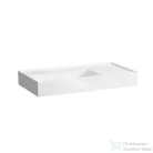 Laufen Kartell By Laufen 90x46 cm-es csiszolt aljú mosdó csaplyuk és túlfolyó nélkül,fehér H8183380001121