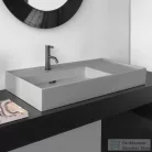 Laufen Kartell By Laufen 90x46 cm-es csiszolt aljú mosdó 1 csaplyukkal,Matt szürke H8183387591111