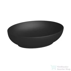   Jika Astra 52x39,5 cm-es pultra ültethető mosdó, matt fekete H8183647161121