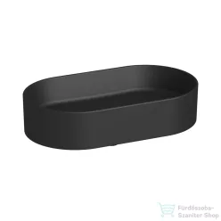   Jika Astra 53x31 cm-es pultra ültethető mosdó, matt fekete H8183667161121