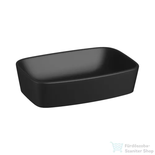 Jika LYRA PLUS 55x38 cm-es pultra ültethető mosdó, matt fekete H8183837161121