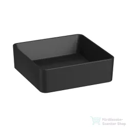   Jika Cubito Pure 38x38 cm-es pultra ültethető mosdó,matt fekete H8184227161121