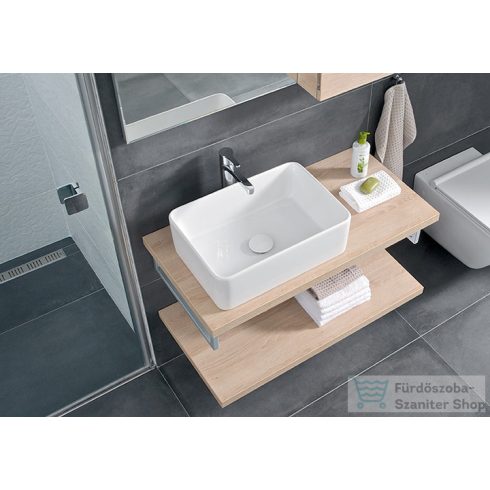 Jika Cubito Pure 50x35 cm-es pultra ültethető mosdó,matt fehér H8184237571121