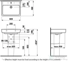 Laufen Pro 60x48 cm mosdó H8189520001041 ( 818952 )