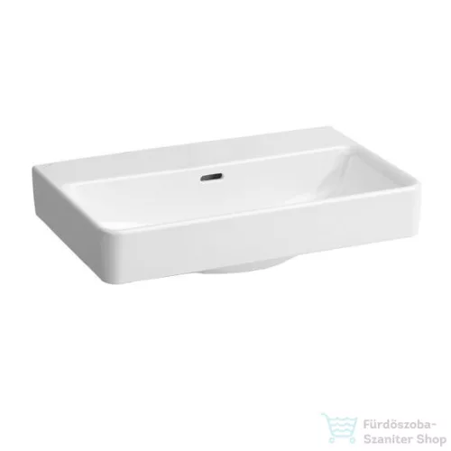 Laufen Pro S 60x38 cm-es mosdó csaplyuk nélkül,LCC bevonattal,fehér H8189594001091