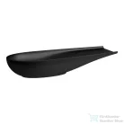 Laufen ILBAGNOALESSI 100x38 cm-es pultra ültethető mosdó kerámia lefolyószelep takaróval, matt fekete H8189747161121