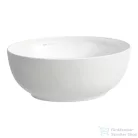 Laufen ILBAGNOALESSI 45x38 cm-es pultra ültethető mosdó kerámia lefolyószelep takaróval, LCC bevonattal, fehér H8189754001121