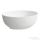 Laufen ILBAGNOALESSI 45x38 cm-es pultra ültethető mosdó kerámia lefolyószelep takaróval, matt fehér H8189757571121