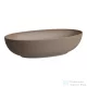Laufen ILBAGNOALESSI 70x38 cm-es pultra ültethető mosdó kerámia lefolyószelep takaróval, caffe matt H8189771881121