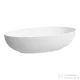 Laufen ILBAGNOALESSI 70x38 cm-es pultra ültethető mosdó kerámia lefolyószelep takaróval, matt fehér H8189777571121