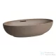 Laufen ILBAGNOALESSI 70x40,5 cm-es pultra ültethető mosdó kerámia lefolyószelep takaróval, caffe matt H8189781881091
