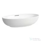 Laufen ILBAGNOALESSI 70x40,5 cm-es pultra ültethető mosdó kerámia lefolyószelep takaróval, LCC bevonattal, fehér H8189784001091
