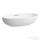 Laufen ILBAGNOALESSI 70x40,5 cm-es pultra ültethető mosdó kerámia lefolyószelep takaróval, matt fehér H8189787571091