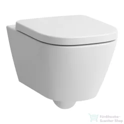  Laufen MEDA Silent Flush perem nélküli fali WC LCC bevonattal,ülőke nélkül,fehér H8201104000001