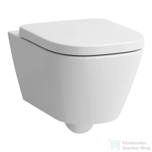 Laufen MEDA Silent Flush perem nélküli fali WC LCC bevonattal,ülőke nélkül,fehér H8201104000001