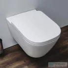 Laufen MEDA Silent Flush perem nélküli fali WC ülőke nélkül,matt fehér H8201107570001