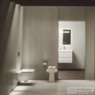 Laufen MEDA Silent Flush perem nélküli fali WC ülőke nélkül,matt fehér H8201107570001