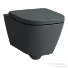 Laufen MEDA Silent Flush perem nélküli fali WC ülőke nélkül,matt grafit H8201107580001
