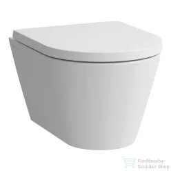   Laufen Kartell rimless mélyöblítésű fali WC,matt fehér H8203337570001