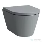 Laufen Kartell rimless kompakt mélyöblítésű fali WC LCC bevonattal,matt grafit H8203337580001