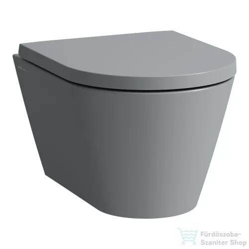 Laufen Kartell rimless kompakt mélyöblítésű fali WC LCC bevonattal,matt grafit H8203337580001