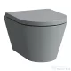 Laufen Kartell rimless kompakt mélyöblítésű fali WC LCC bevonattal,matt grafit H8203337580001