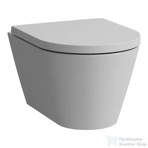 Laufen Kartell rimless mélyöblítésű fali WC,matt szürke H8203337590001