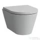 Laufen Kartell rimless mélyöblítésű fali WC,matt szürke H8203337590001