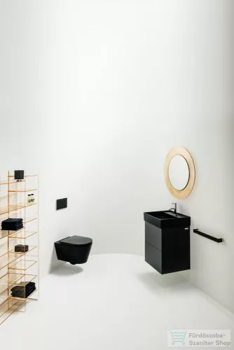 Laufen Kartell By Laufen mélyöblítésű fali rimless wc,fényes fekete H8203370200001