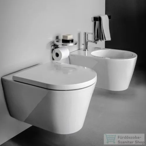 Laufen Kartell By Laufen mélyöblítésű fali rimless wc LCC bevonattal,fehér H8203374000001
