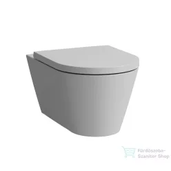   Laufen Kartell By Laufen matt szürke fali wc, rimless, mélyöblítésű H8203377590001 ( 820337 )