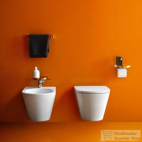 Laufen Kartell By Laufen mélyöblítésű fali rimless wc LCC Active bevonattal,fehér H820337A000001