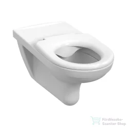   Jika DEEP BY JIKA perem nélküli, mélyöblítéses, 70 cm hosszú fali WC ülőke nélkül mozgássérülteknek, fehér H8206440000001