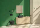 Jika MIO rimless fali WC ülőke nélkül, matt fekete H8207147160001