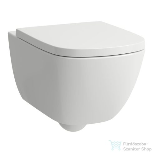 Laufen Palomba perem nélküli mélyöblítésű fali WC,matt fehér H8208027570001