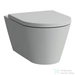  Laufen KARTELL Silent Flush rimless fali WC ülőke nélkül, matt szürke H8213317590001