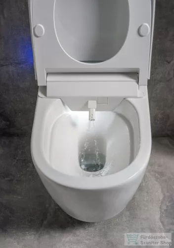 Jika MILA perem nélküli, mélyöblítéses fali WC bidé funkcióval, ülőkével, fehér H8215230000001